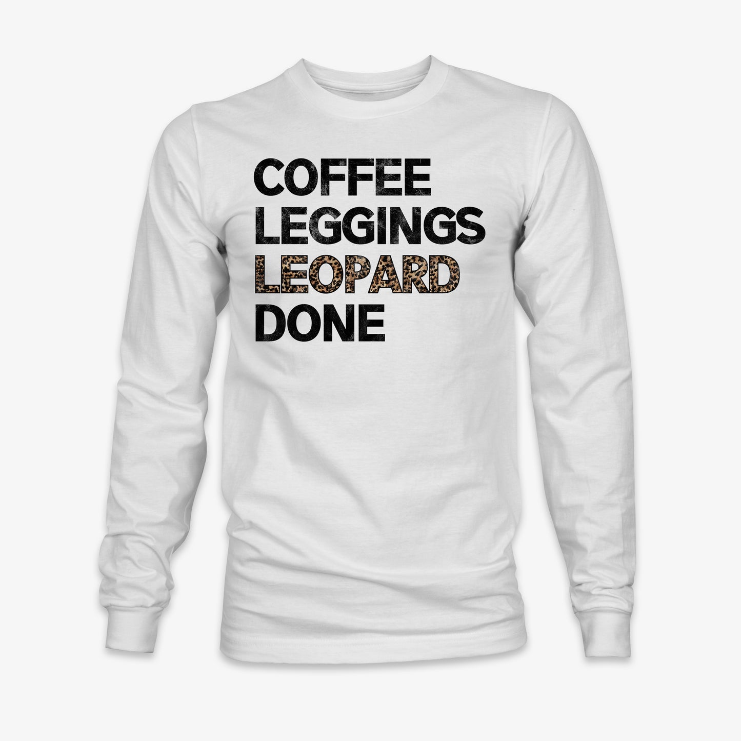 Coffee, Leggings, Leopard, Done